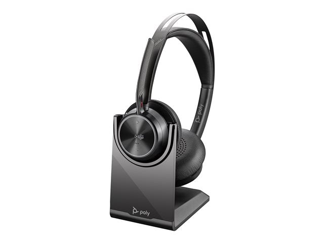 Poly Voyager Focus 2 USB-C Teams + Adaptador USB-C/A + Base de Carga