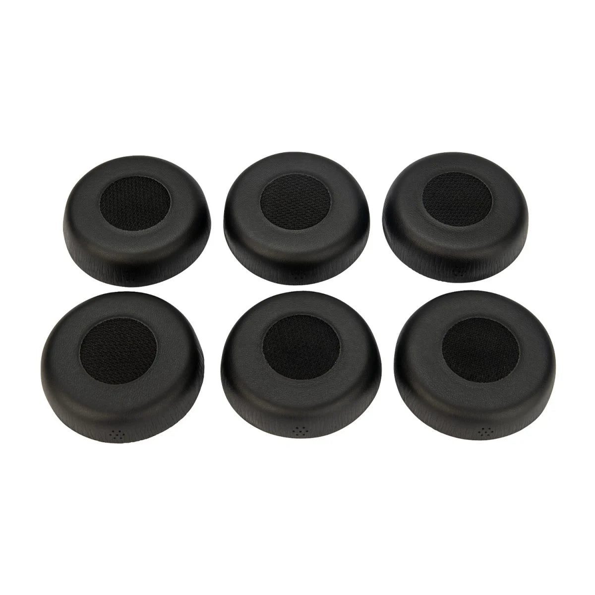 Pack 6 Almofadas semi pele compatível com Jabra Evolve 75