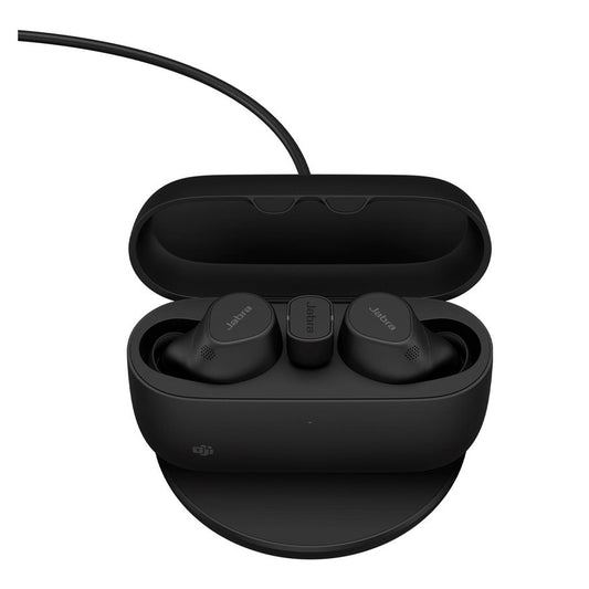 Jabra Evolve2 Buds USB-C UC com Base de Carregamento