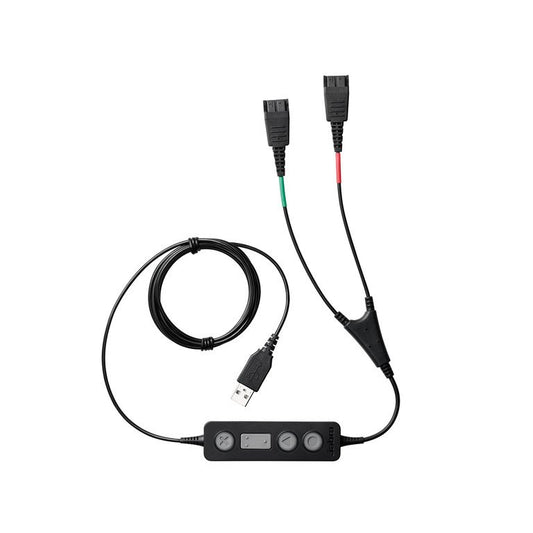 Jabra Link 265, Adaptador 2 QD/USB cabo de treino