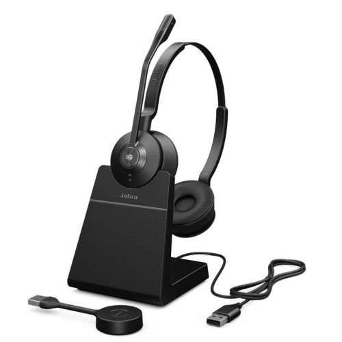 Jabra Engage 55 SE Duo UC USB-A + Base Carregamento