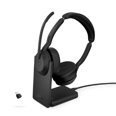 Jabra Evolve2 55 Stereo MS USB-C + Base de Carga