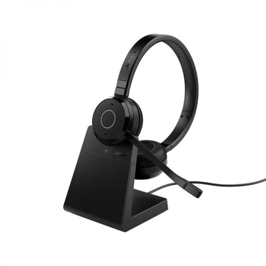 Jabra Evolve 65 TE Link 390a UC Duo C/ Base de Carregamento