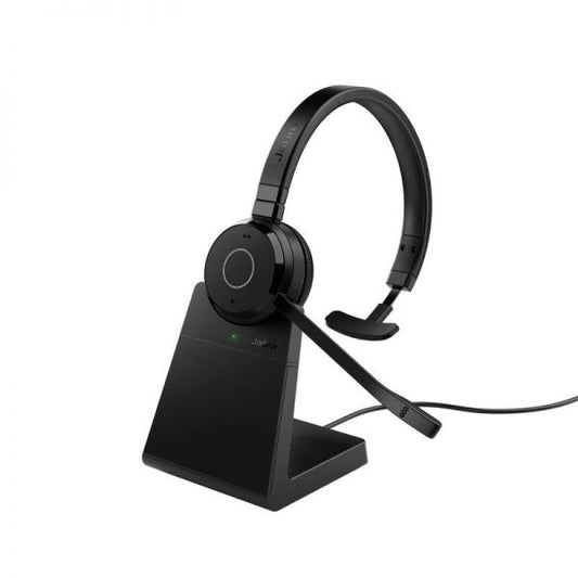 Jabra Evolve 65 TE Link 390a UC Mono C/ Base de Carregamento