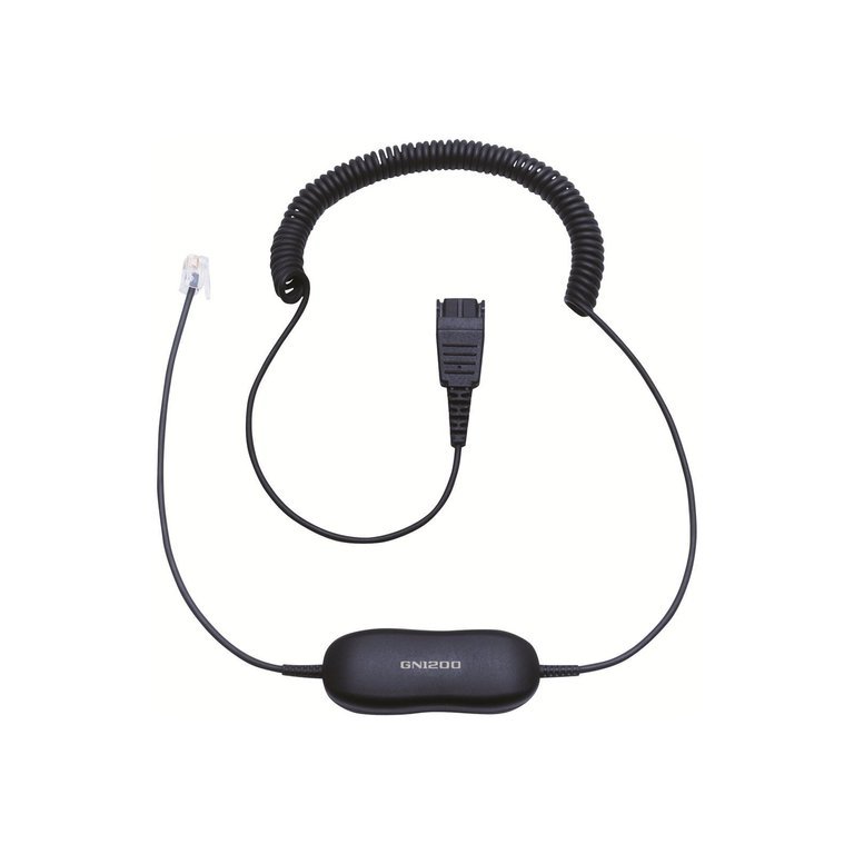 Jabra Smartcord GN1200, espiral 0,7 - 2m