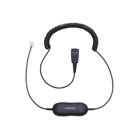 Jabra Smartcord GN1200, espiral 0,7 - 2m