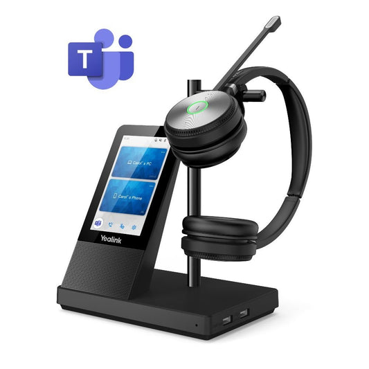 Yealink WH66 Binaural MS Sem fios e BT